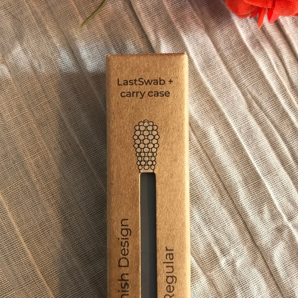 LAST SWAB Reusable Cotton Swab Regular w/plastic case box ECO FRIENDLY NEW